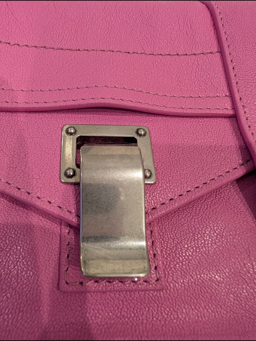 Proenza Schouler PS1 Mini Pink Leather Crossbody, Authentic - Picture 4 of 16